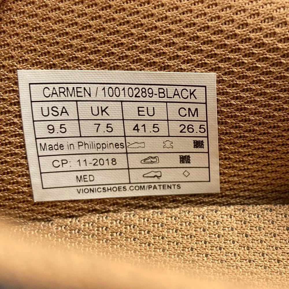 Vionic carmen black
